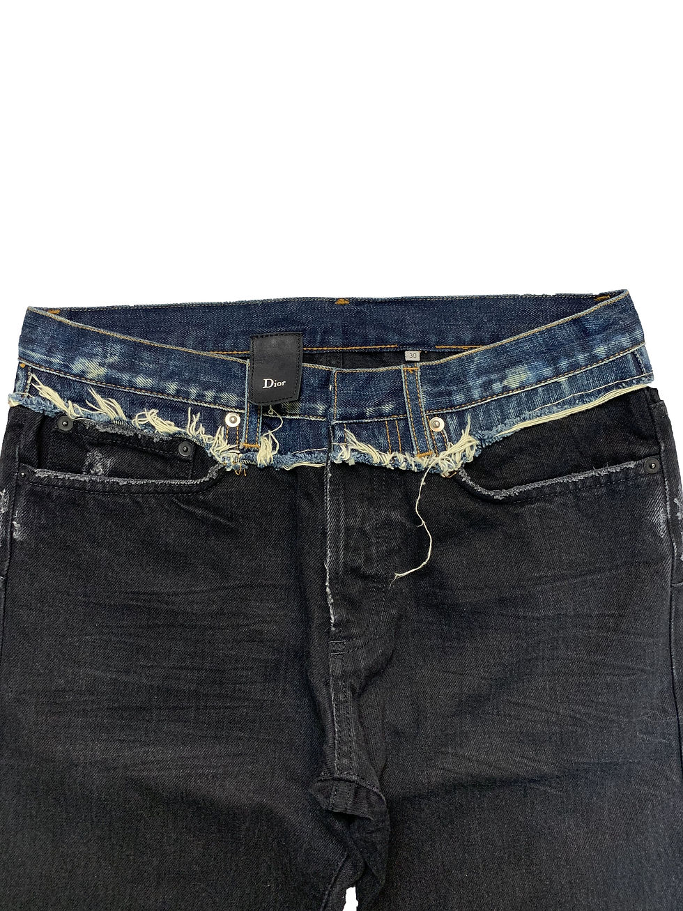 Thumbnail: Dior Aw06 Cummerbund Jeans
