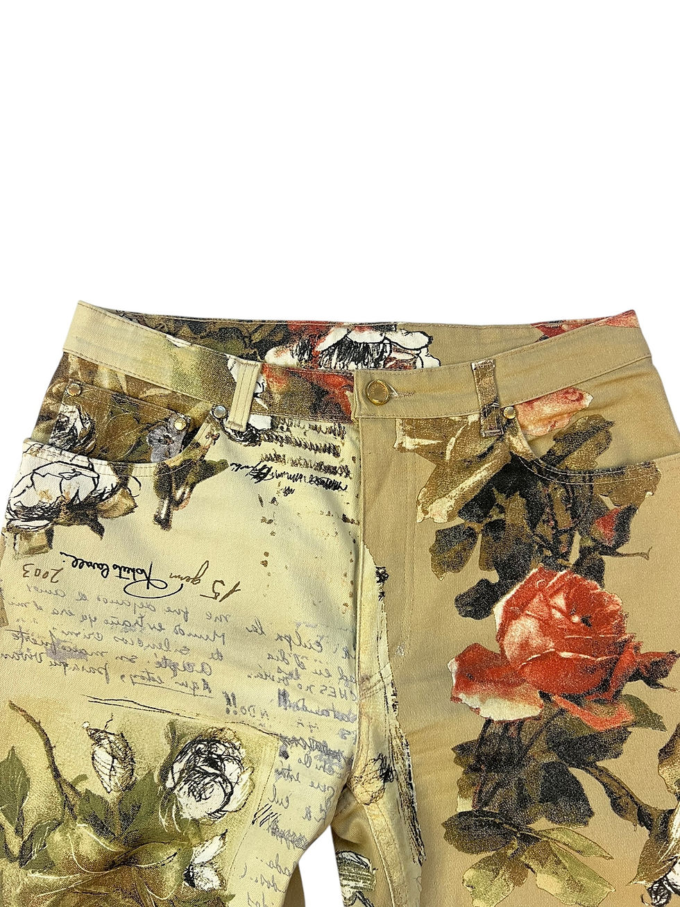 Thumbnail: Roberto Cavalli floral print pants