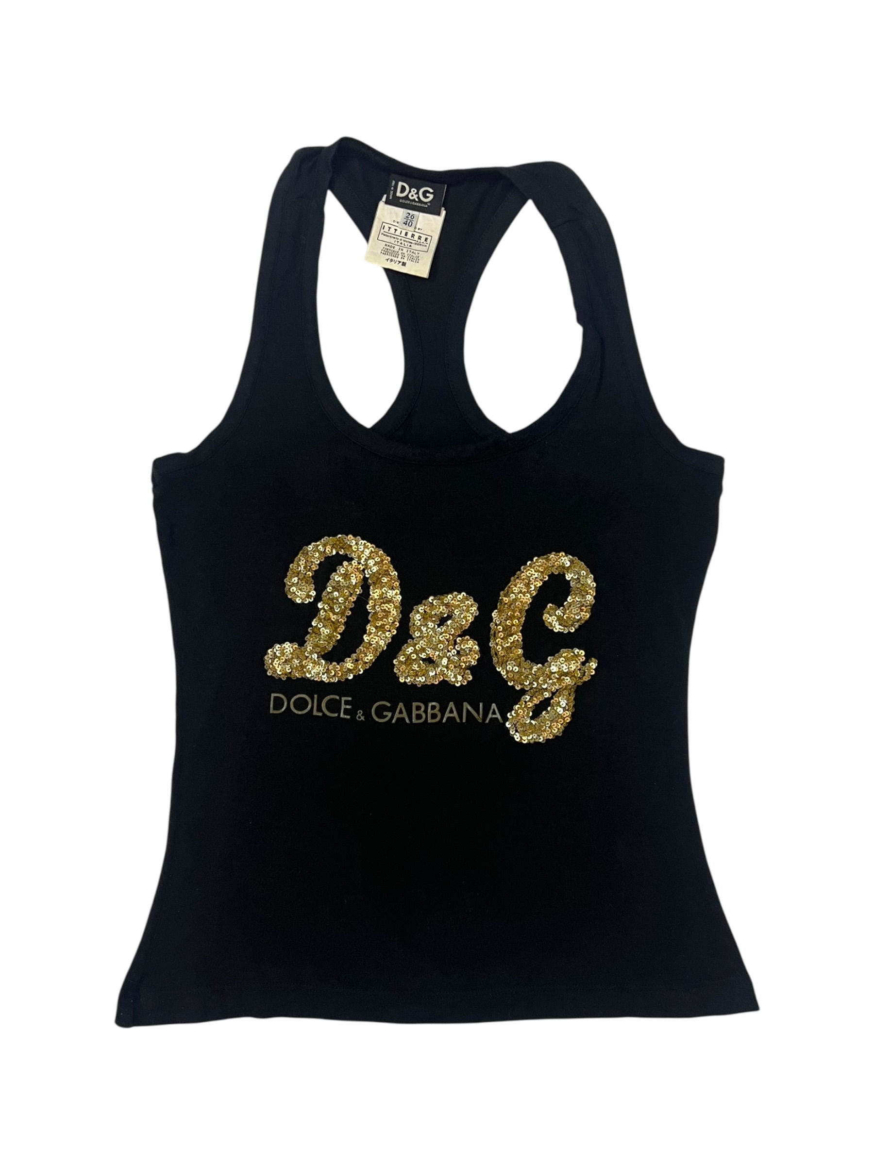 Dolce & Gabbana sequins tank top