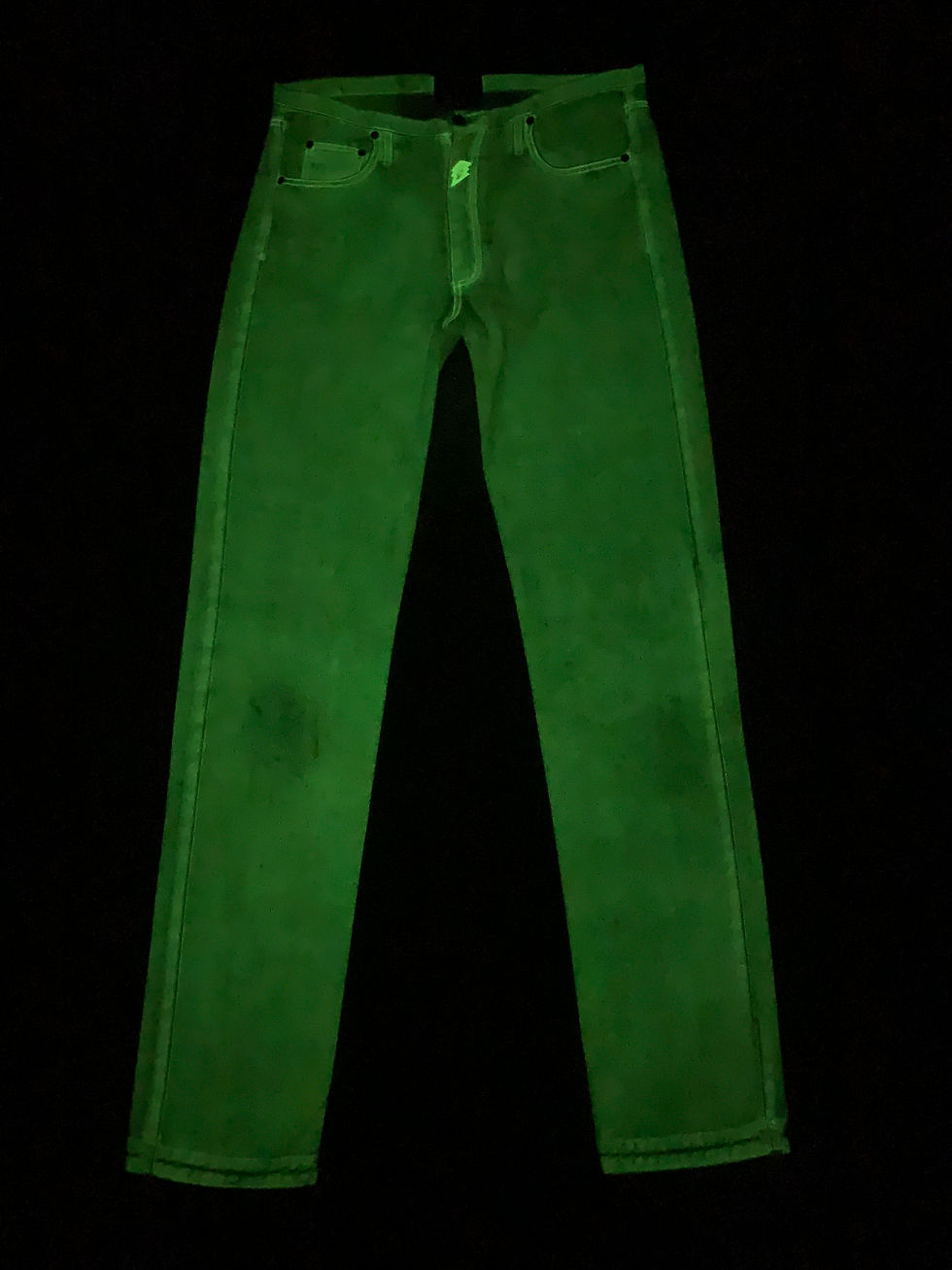 Thumbnail: Walter van Beirendonck Ss98 Glow in the dark jeans