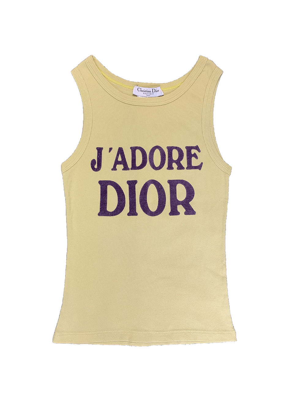 Thumbnail: Dior "J'adore Dior" Yellow tank top