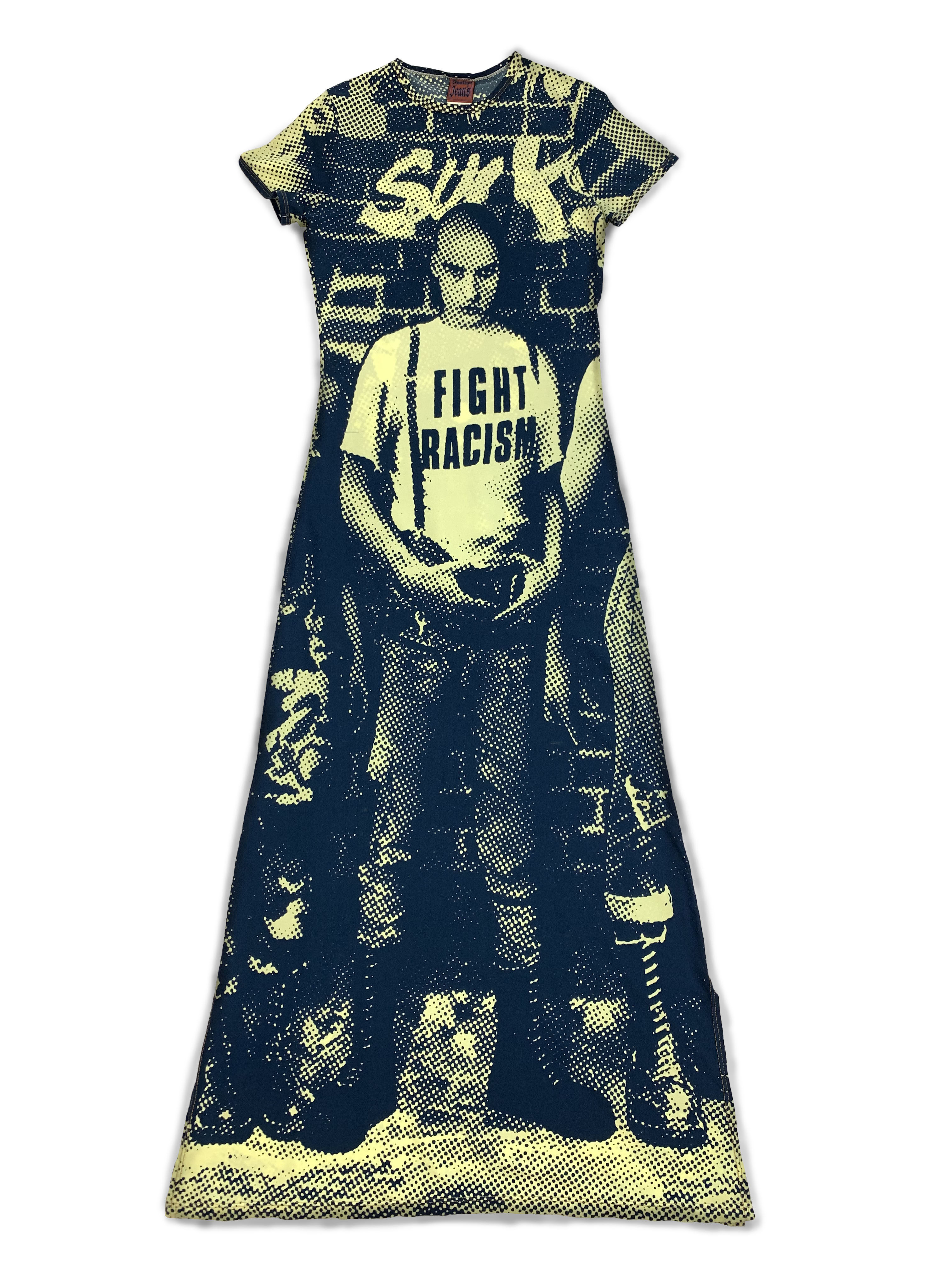 Jean Paul Gaultier Aw 1997 Fight Racism Dress