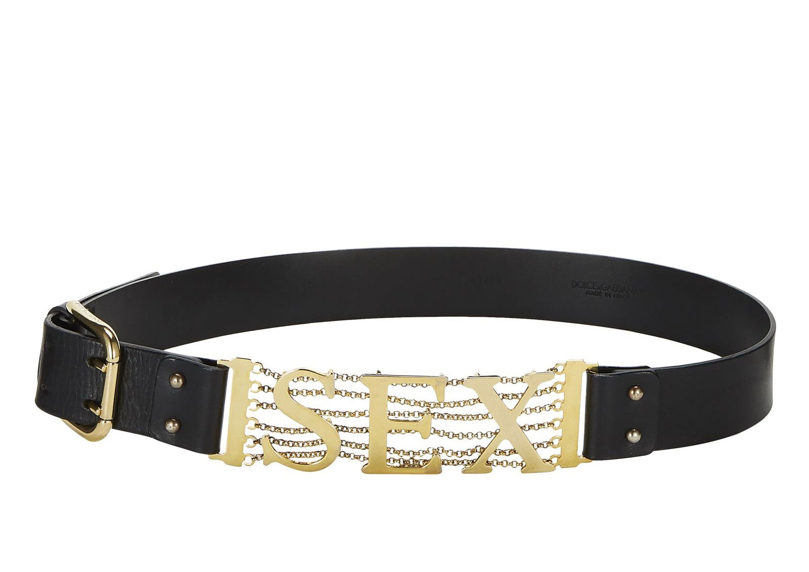 Dolce & Gabbana Ss03 SEX Belt