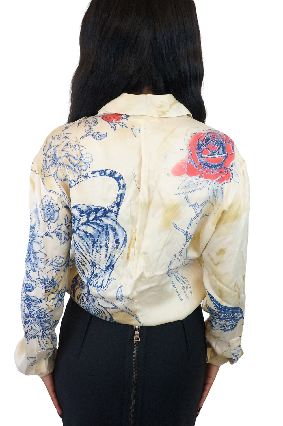 Thumbnail: Roberto Cavalli Ss03 Tattoo button up