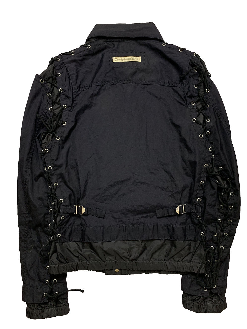 Thumbnail: Jean Paul Gaultier Aw03 BondageTrucker Jacket