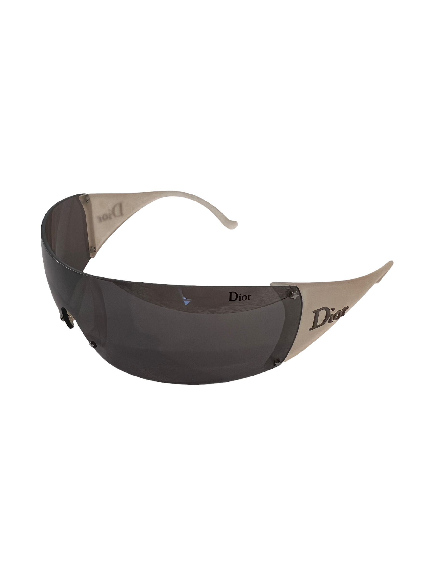 Dior white Ski sunglasses