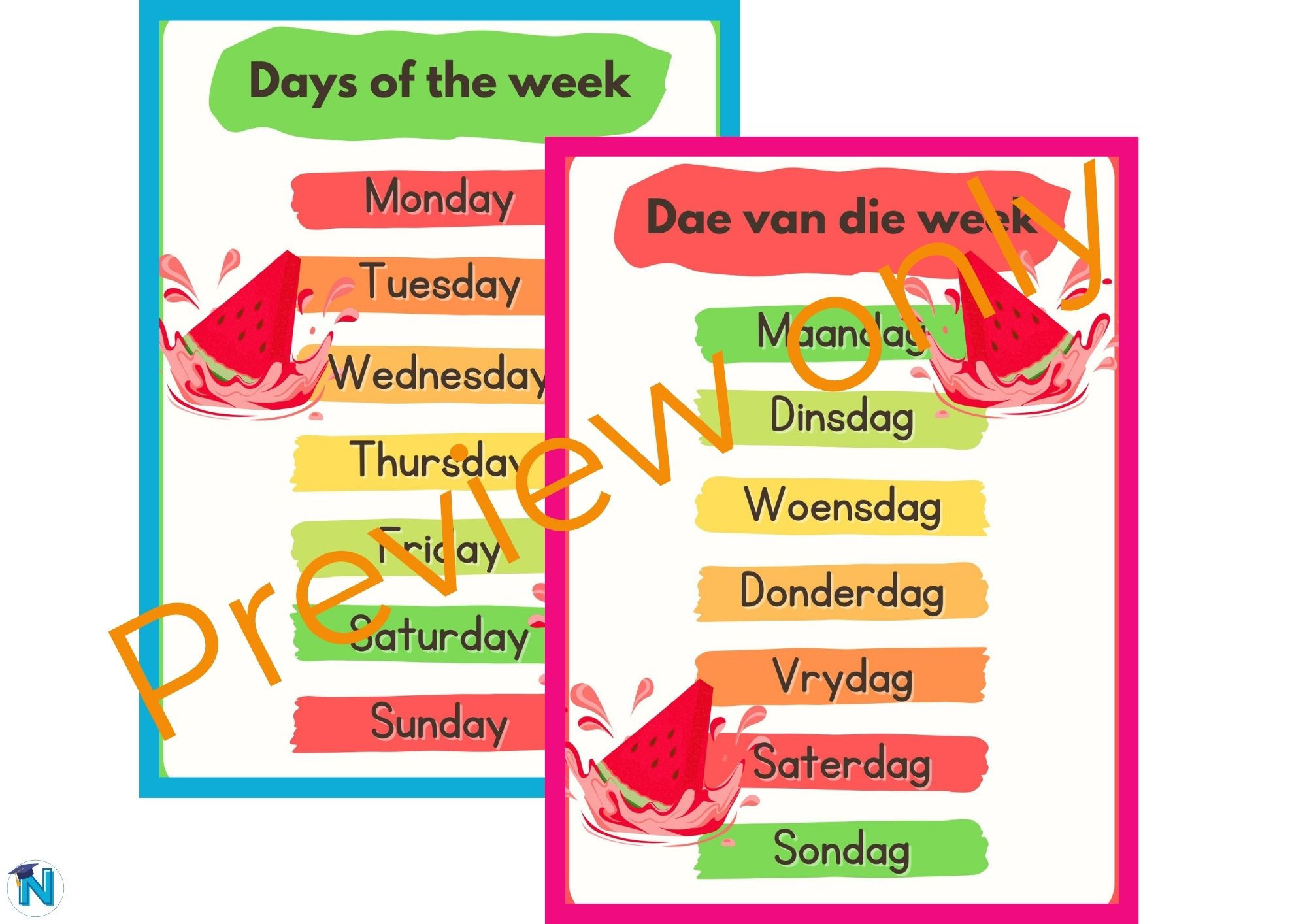 Days of the week