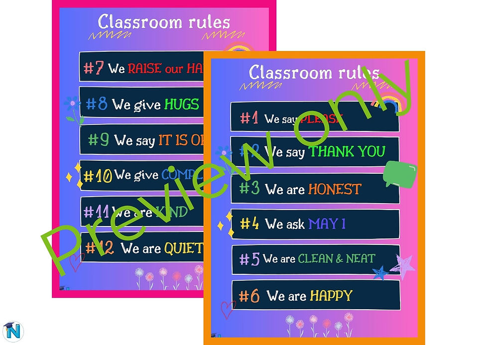 Classroom rules