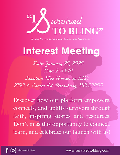 SURVIVED TO BLING FB BANNER (Postcard (US - Portrait)) (4).png