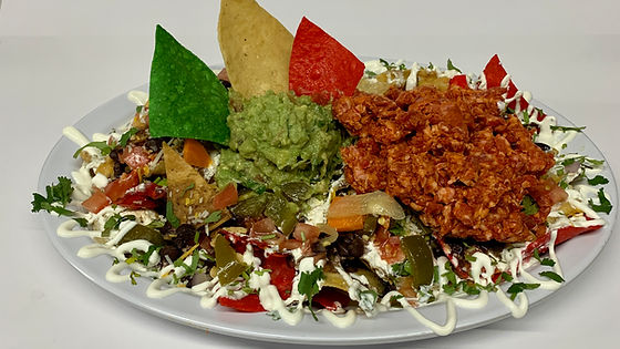 Chorinachos / Nachos with Mexican Sausage