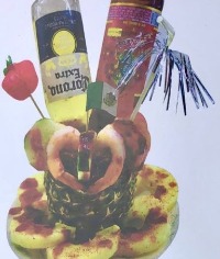 Arranged Food and Objects