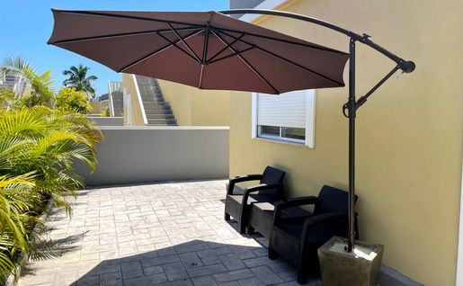 Patio - Reel Vacations Beachfront Villa