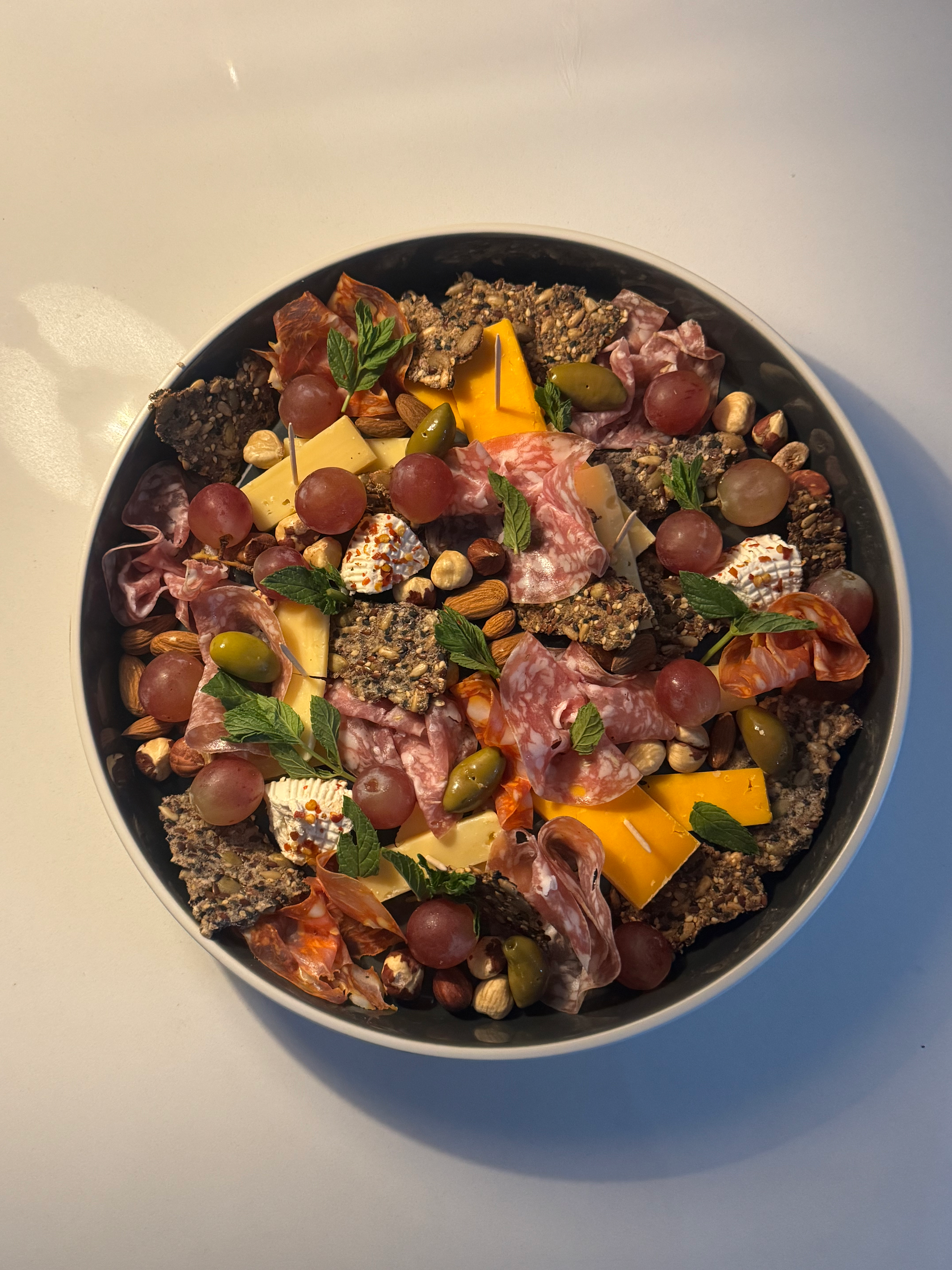 Arranged Food and Objects