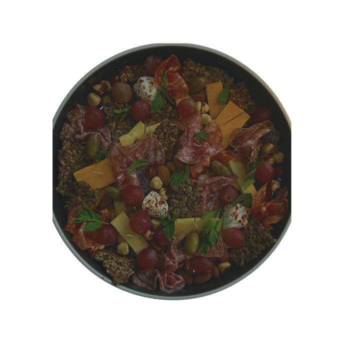 Arranged Food and Objects