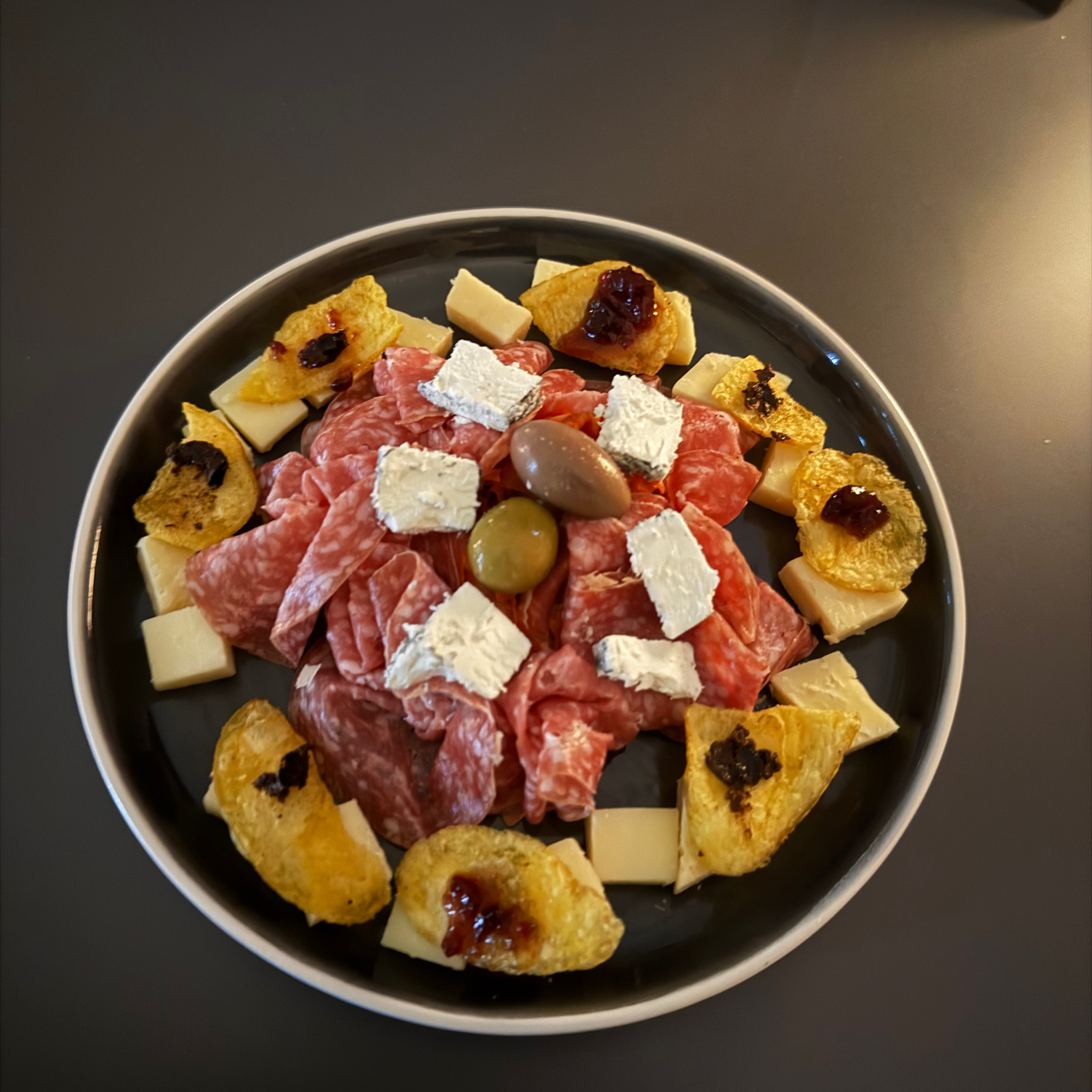 Arranged Food and Objects