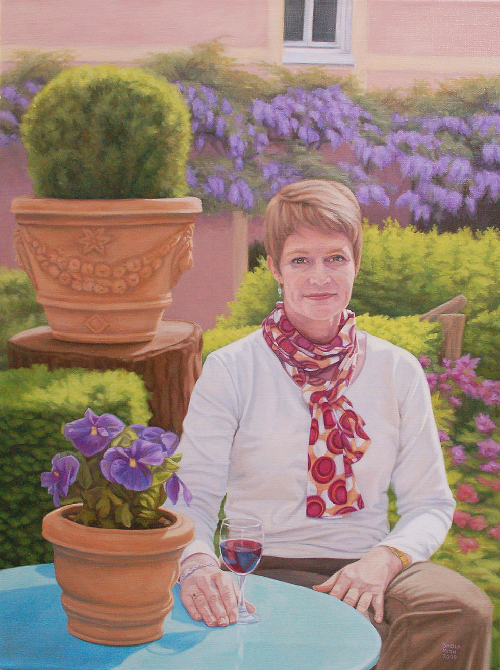 Carol at Giverny, France