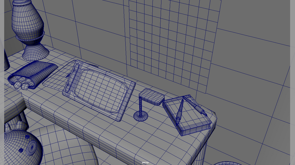 drawing tablet wireframe
