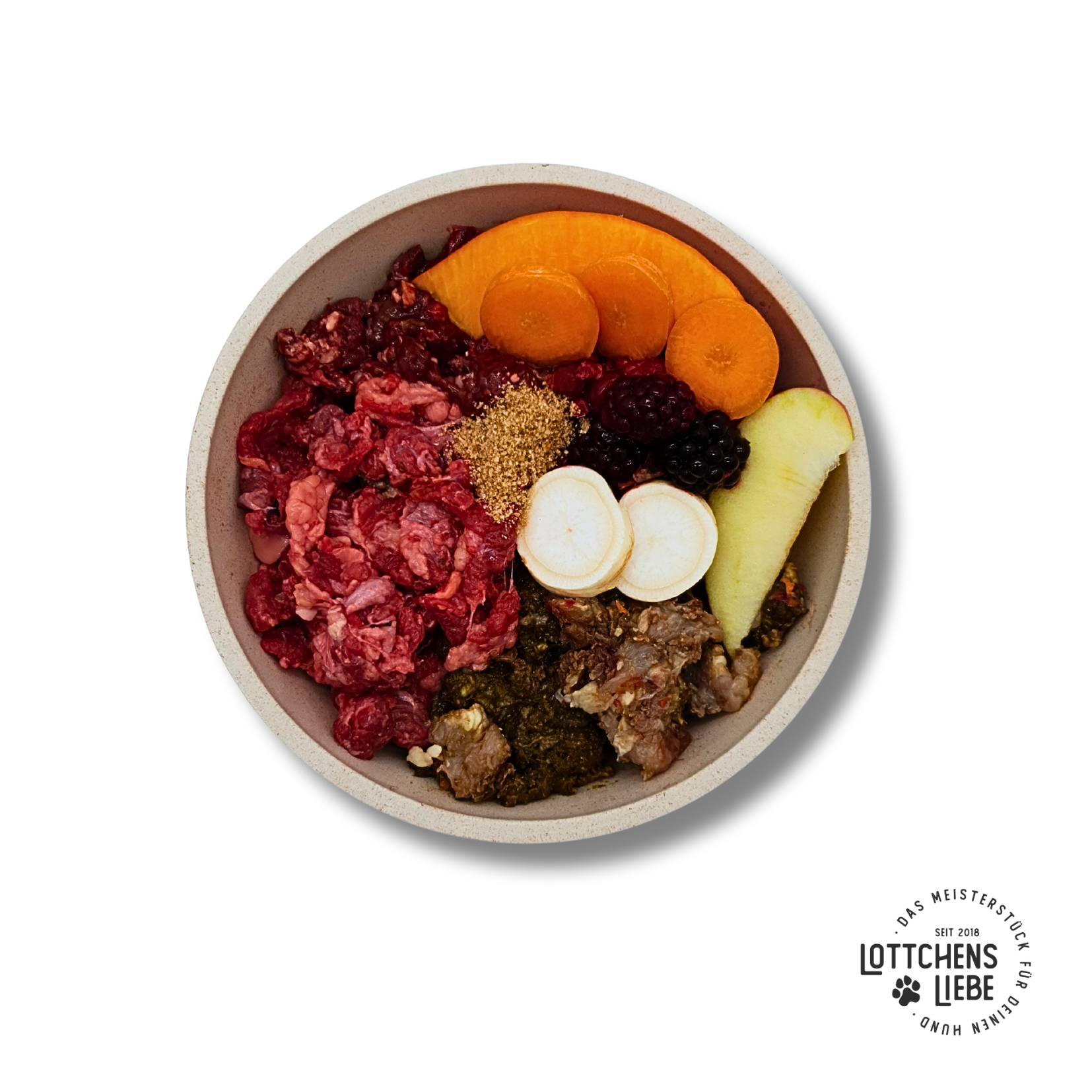 Rind BARF Mix - gewolft, 500g