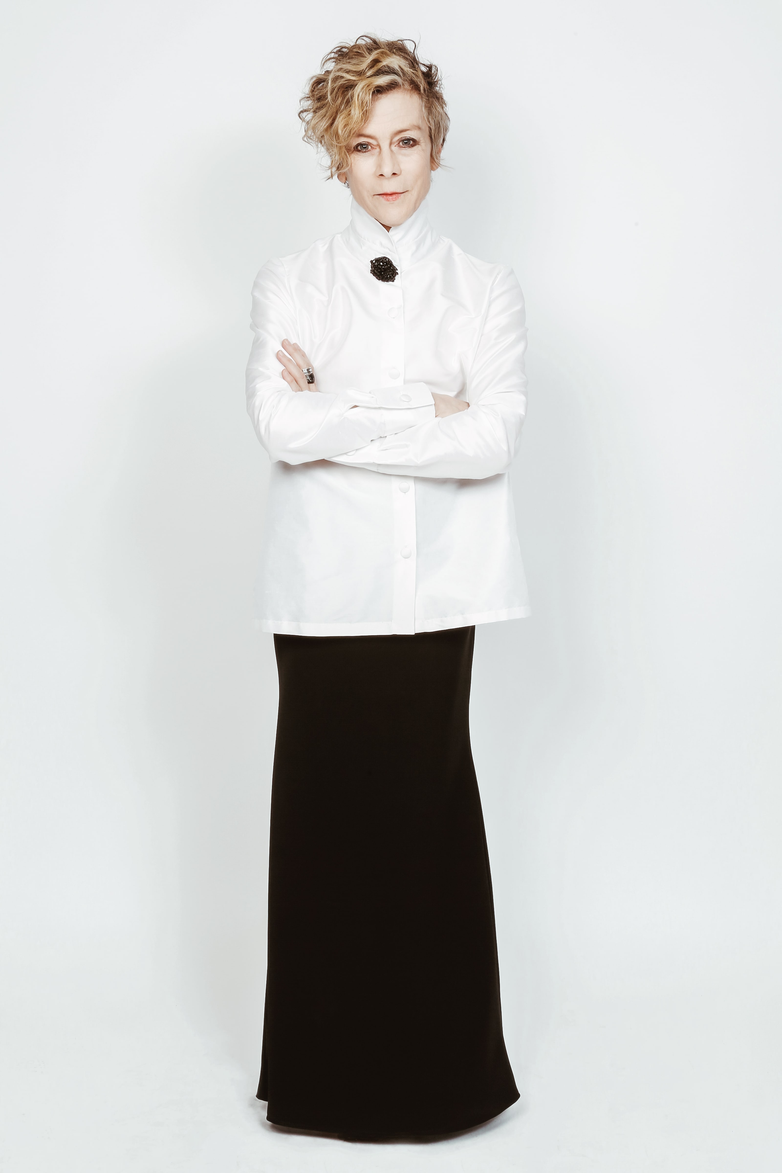 Chemise blanche jupe noire