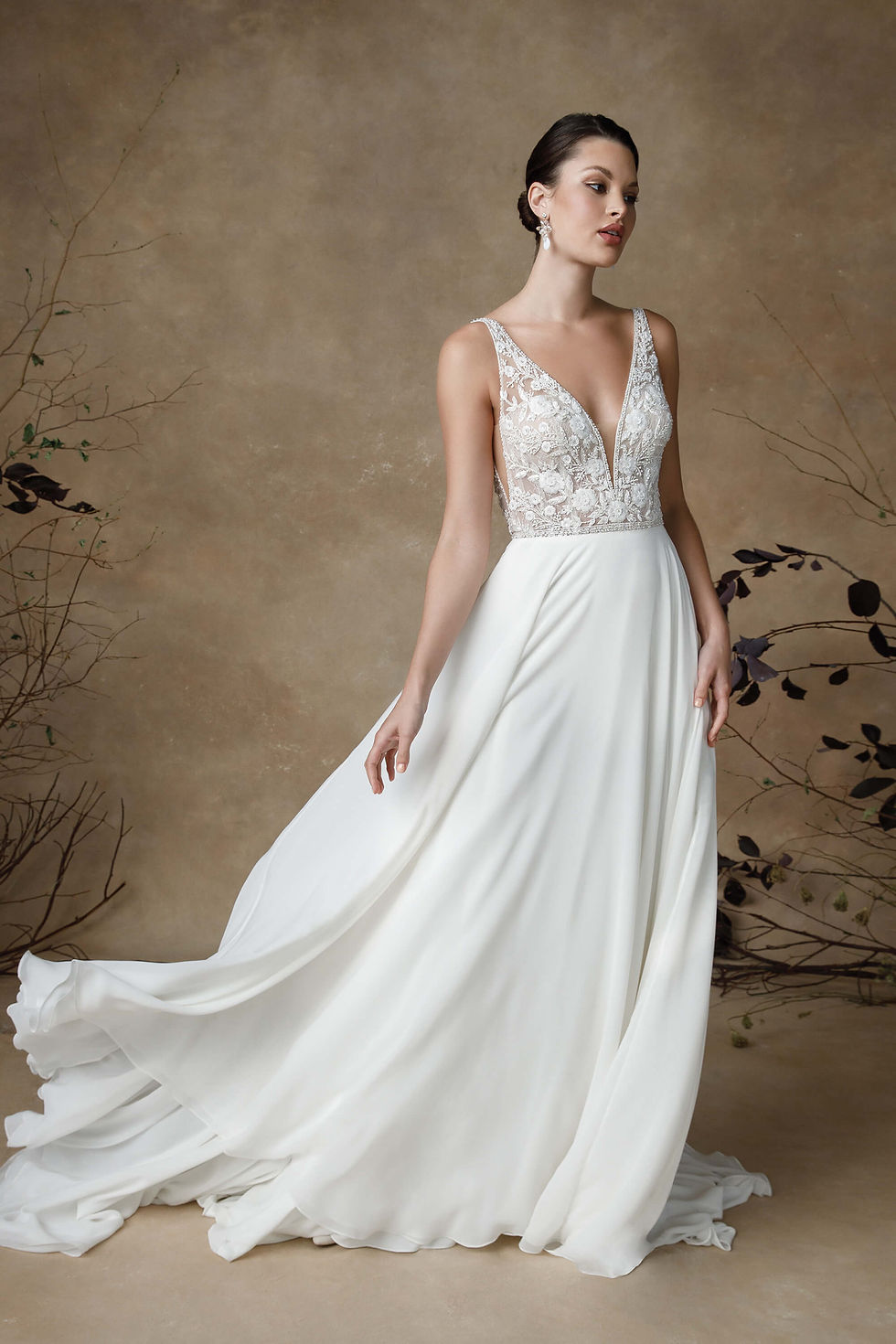 Modèle de robe pour silhouette de type A