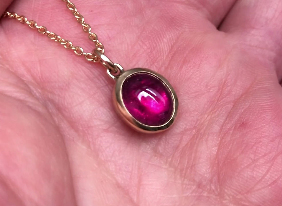 Video Rubellit Anhänger