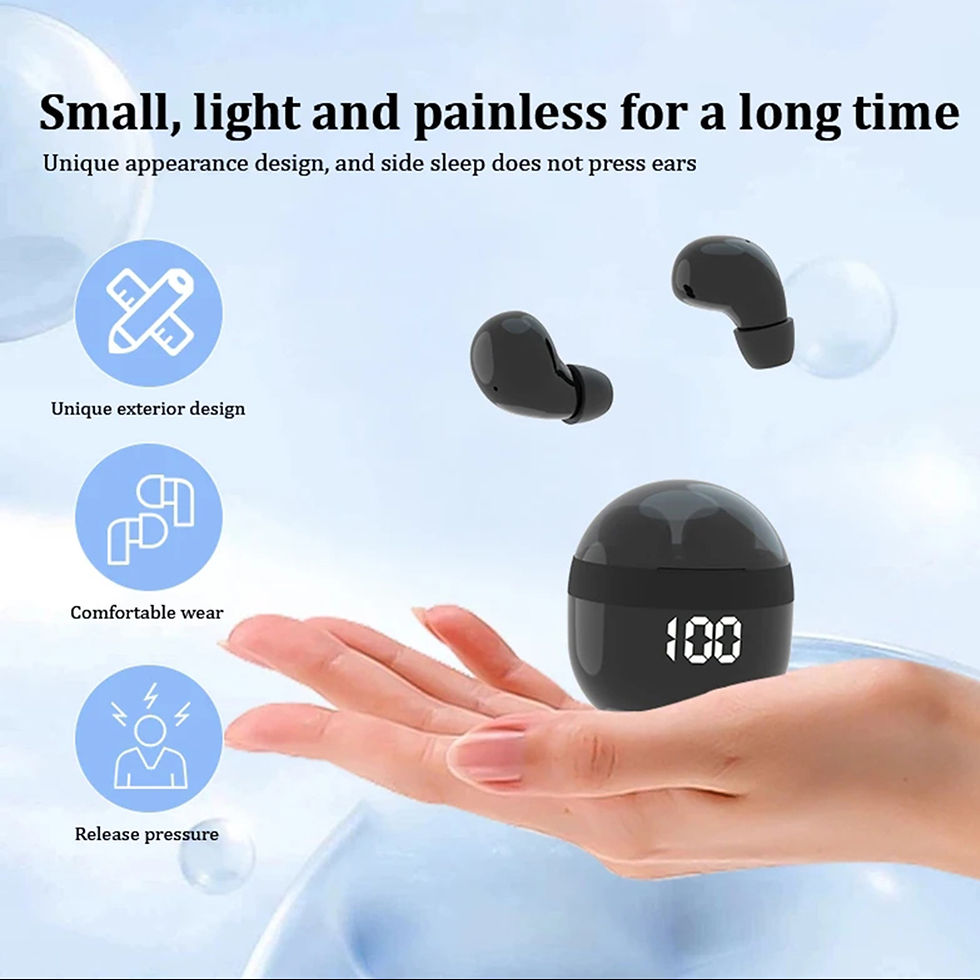 Thumbnail: Sk18 Mini Headphones Wireless Bluetooth Earphones Sleep Headset With Mic Noise R