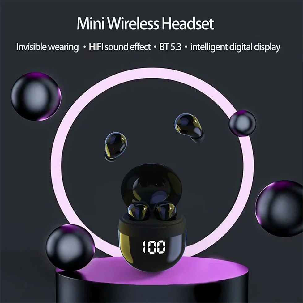 Thumbnail: Sk18 Mini Headphones Wireless Bluetooth Earphones Sleep Headset With Mic Noise R
