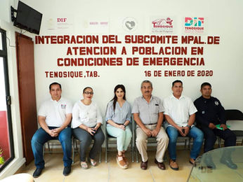 Instalan subcomité Municipal de Emergencia del DIF Tenosique.