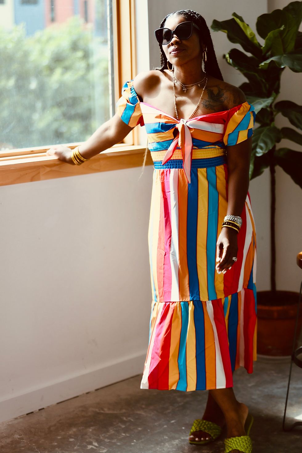 Thumbnail: Cute & Sexy -Off the shoulder dress
