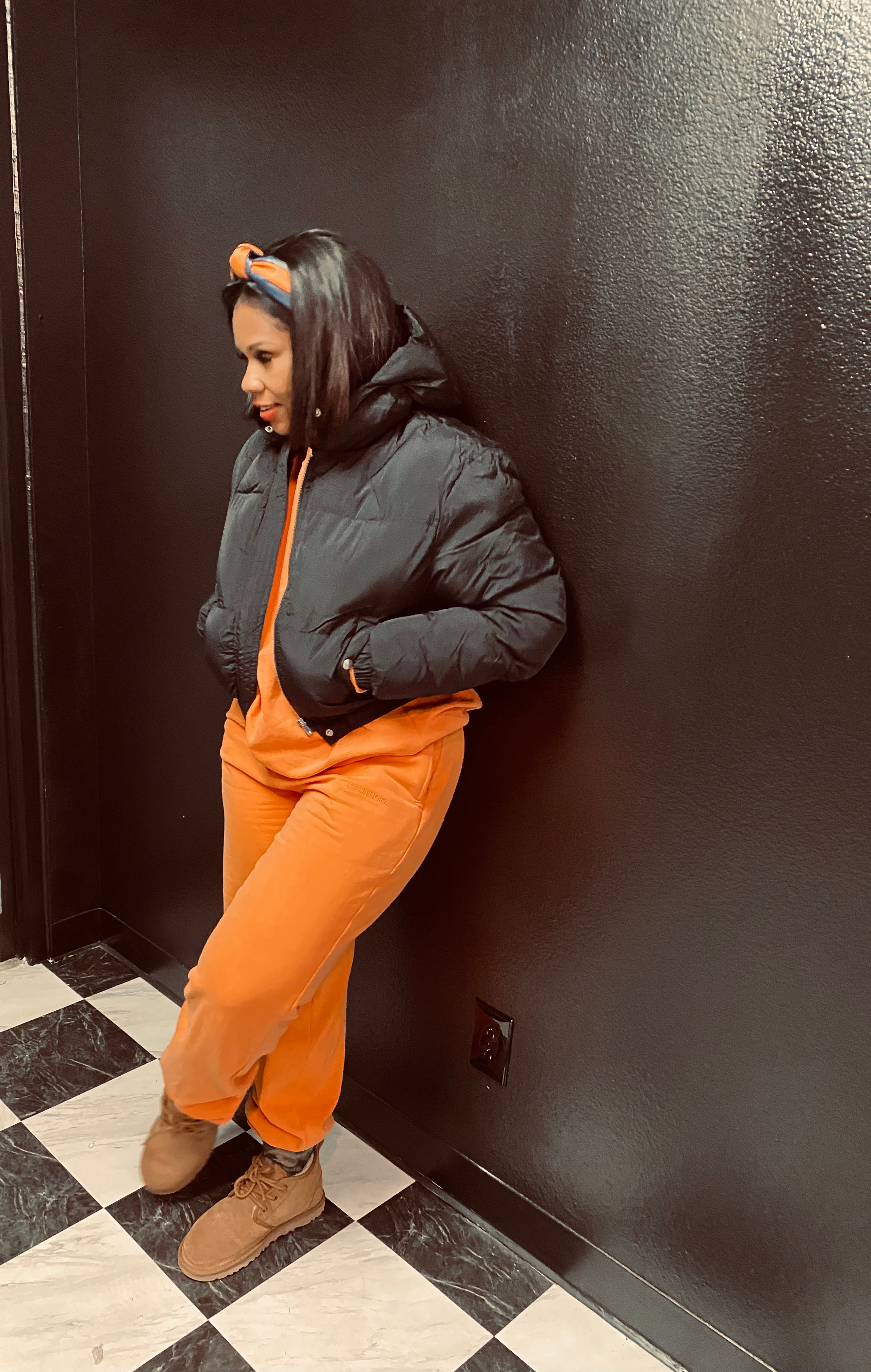 A "Hoodie" will do puff coat