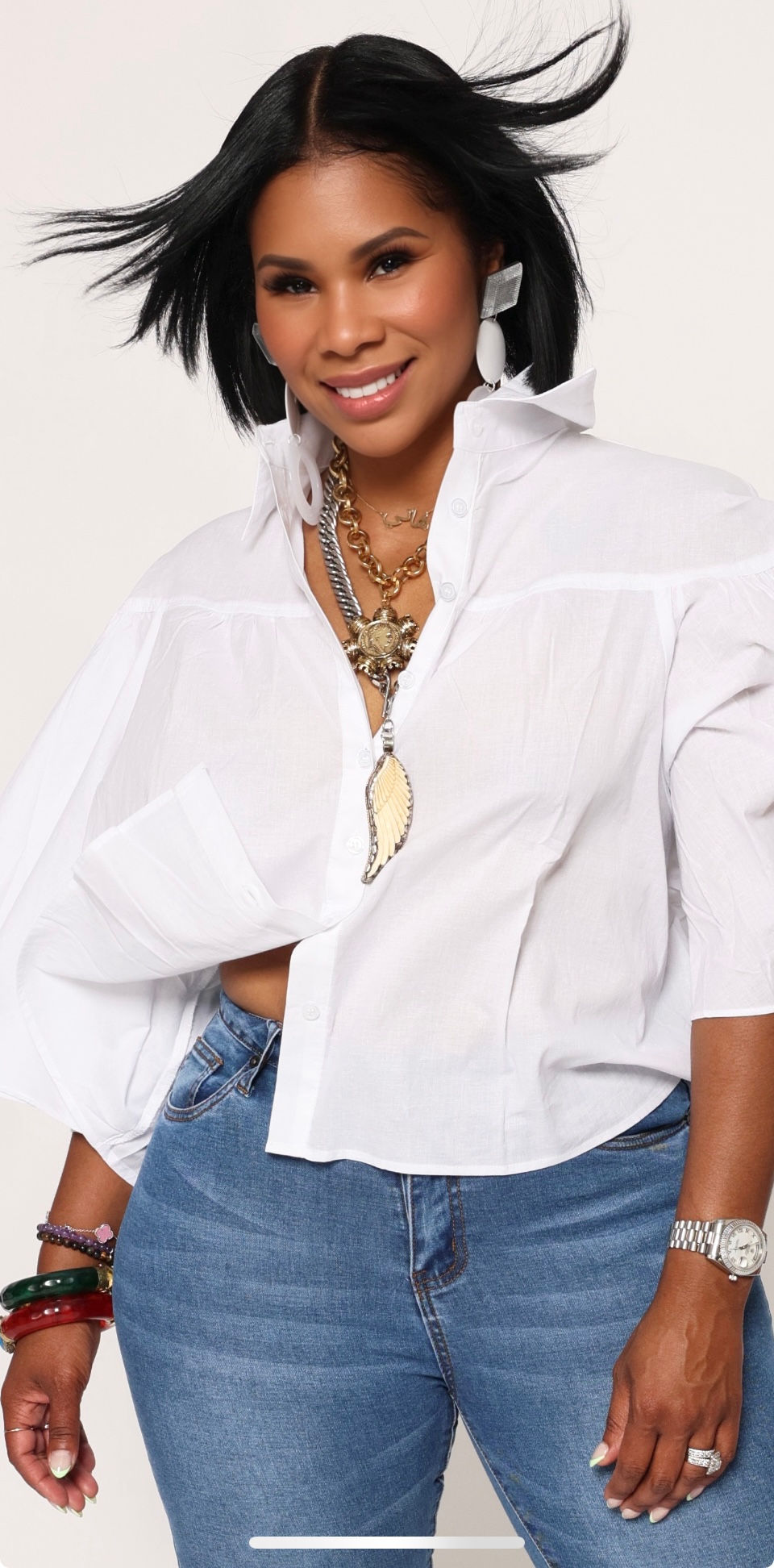 Let it flow - White top
