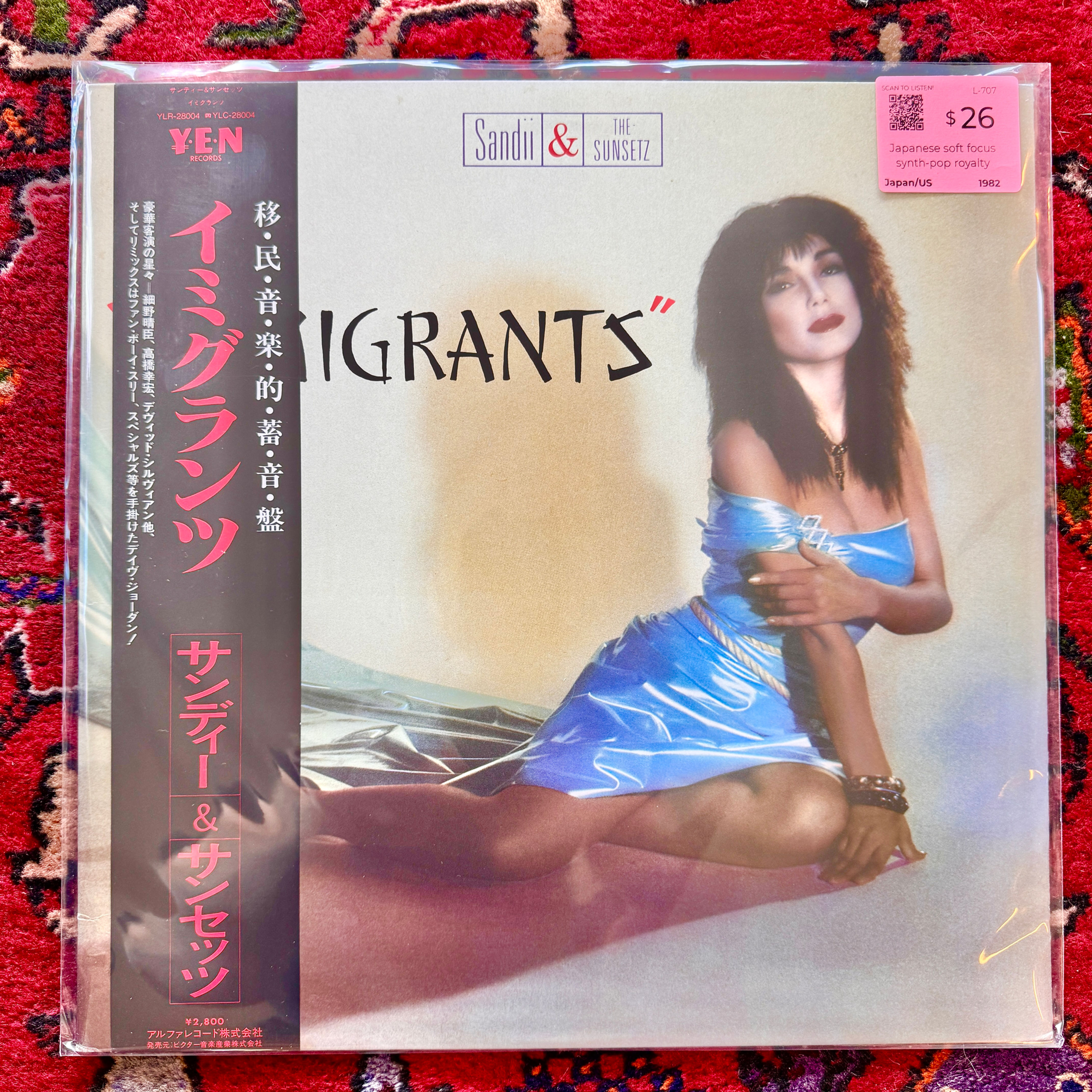 Sandii & The Sunsetz - Immigrants LP (Japan/US 1982)