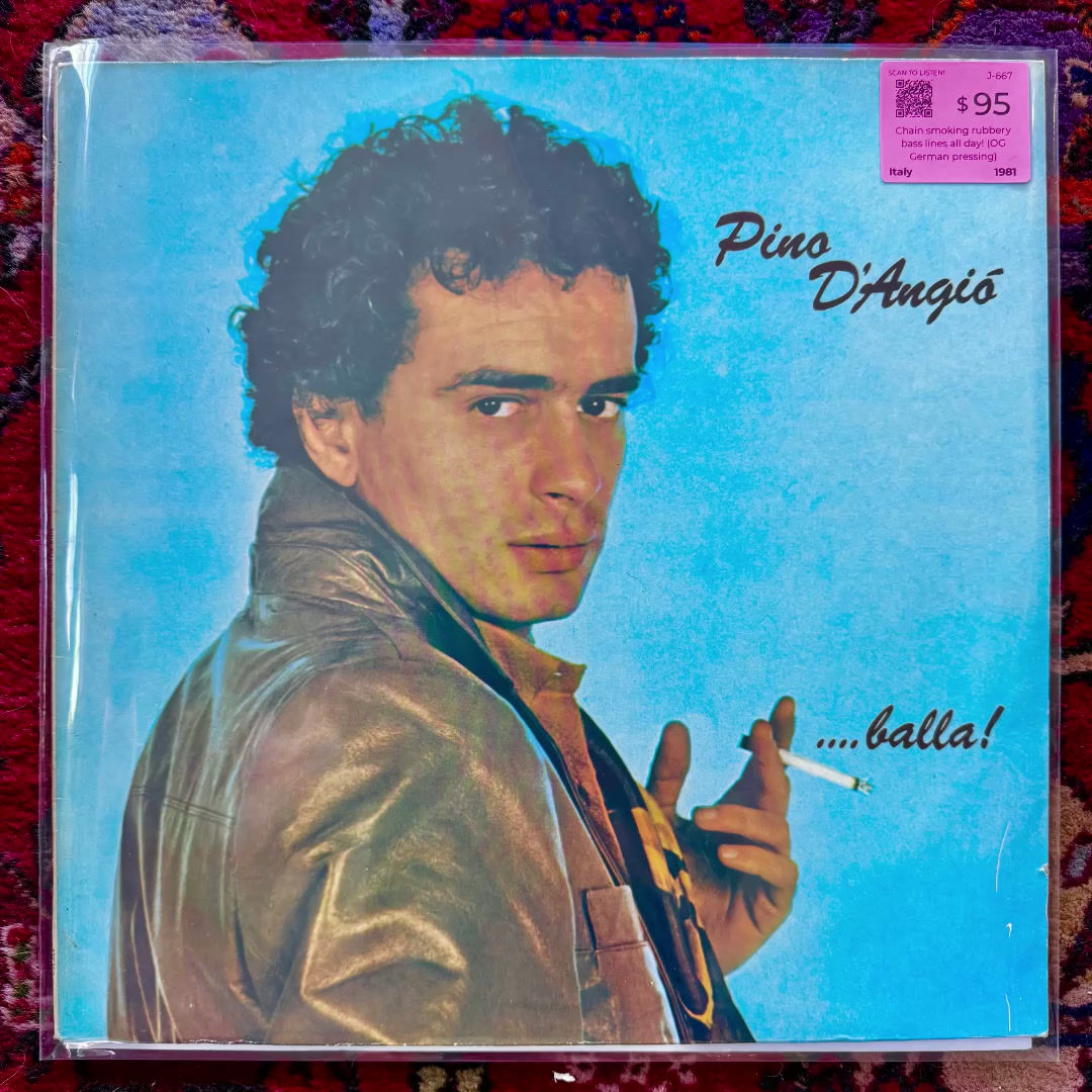 Pino D'Angio - ....Balla! LP (Italy 🇮🇹 1981)