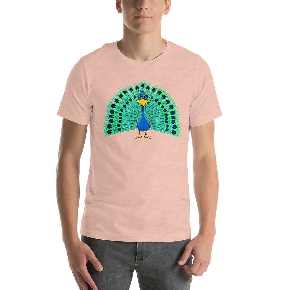 Thumbnail: Unisex t-shirt Peacock