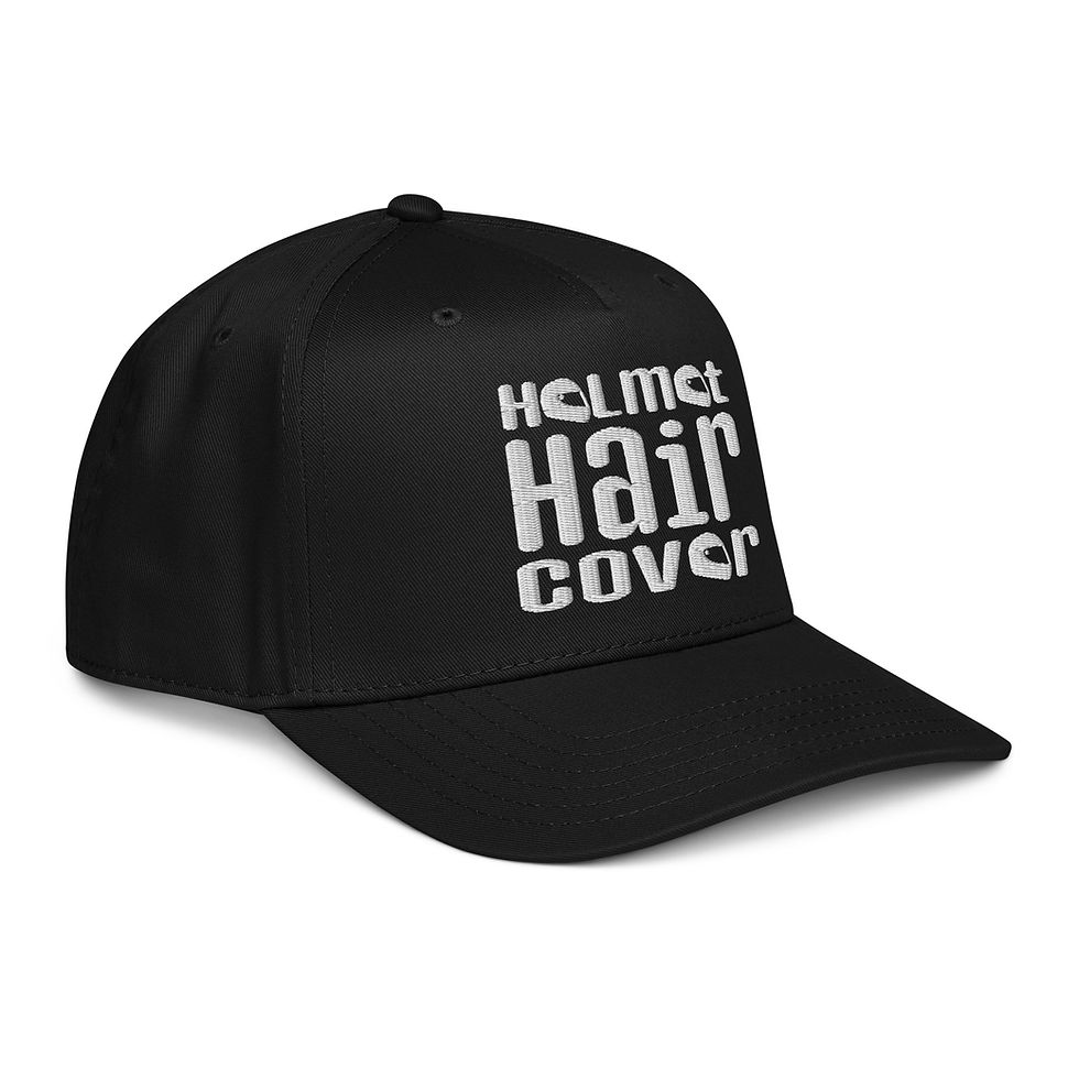 Thumbnail: Helmet Hair Cover 5 panel cap