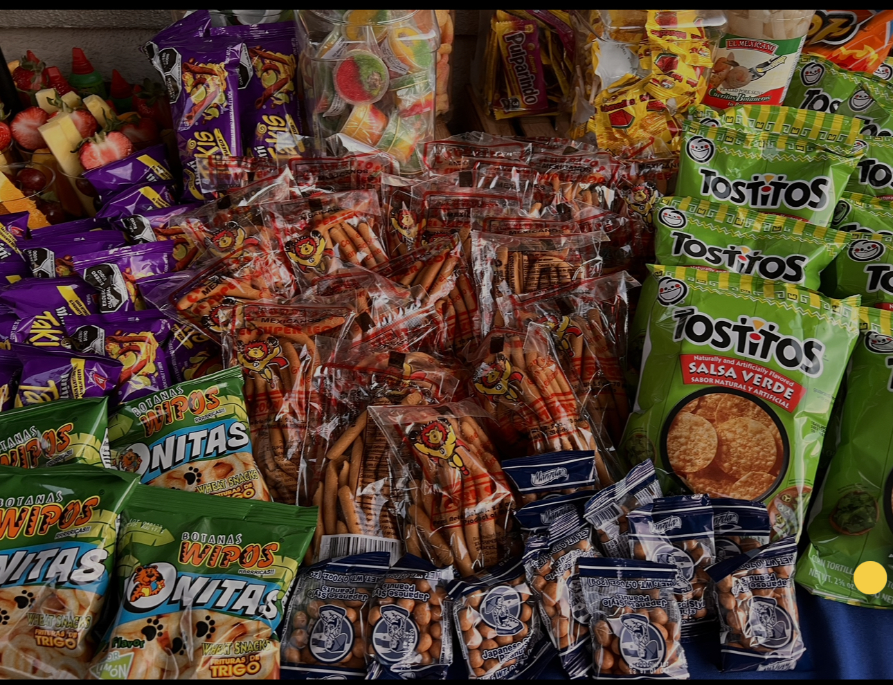 Arranged Food and Objects