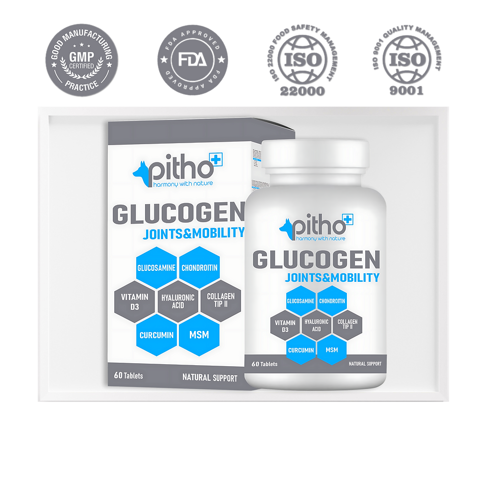 Küçük resim: Glucogen | Köpekler İçin Eklem Kıkırdak ve Doku Sağlığı için Glukozamin Desteği