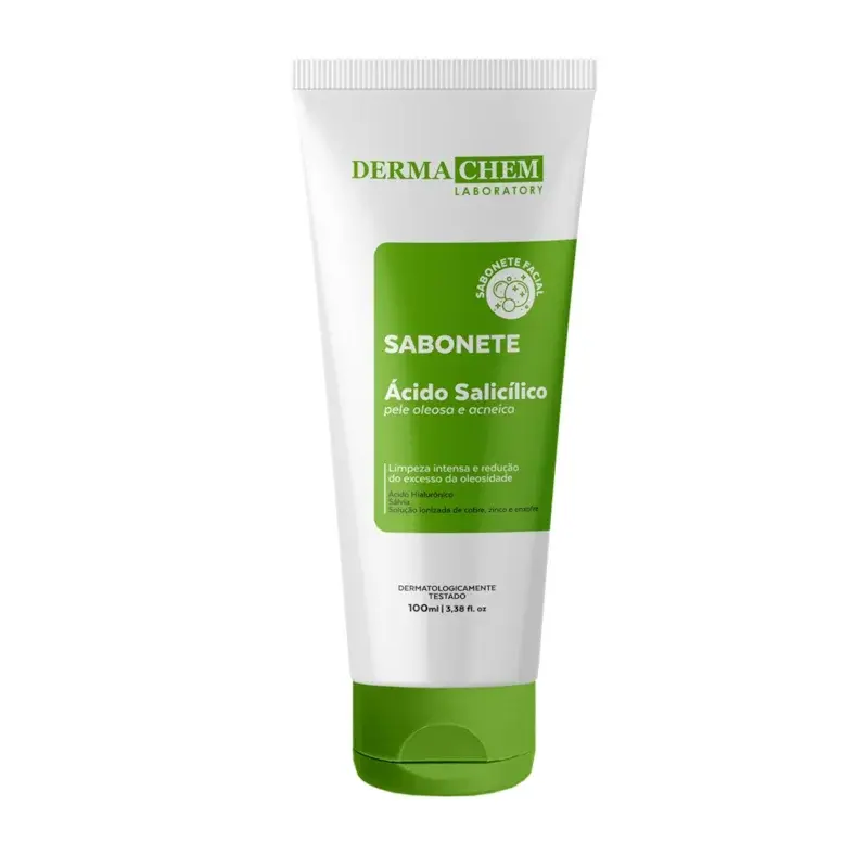 Sabonete Facial Líquido Dermachem 100 ml Ácido Salicílico