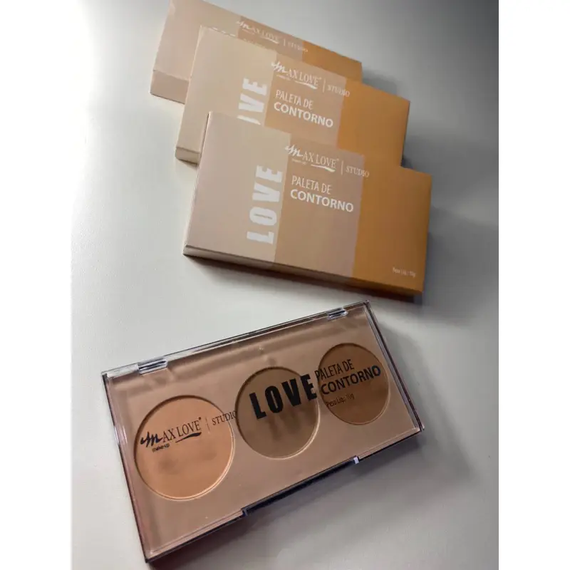 Paleta De Contorno Max Love - Trio De Contorno