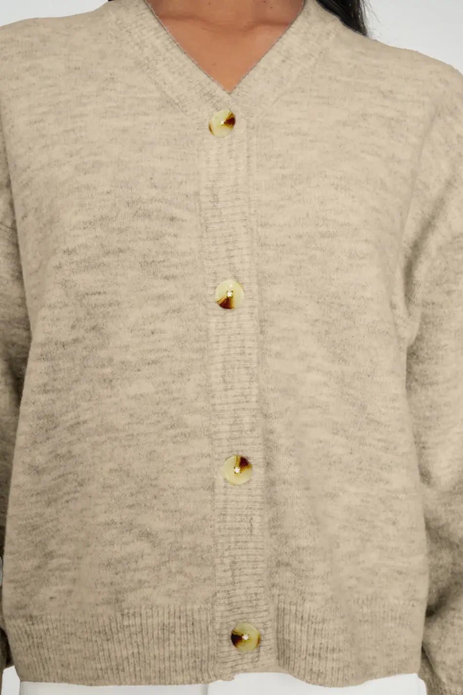 Thumbnail: KENDALL CARDIGAN OAT MARLE