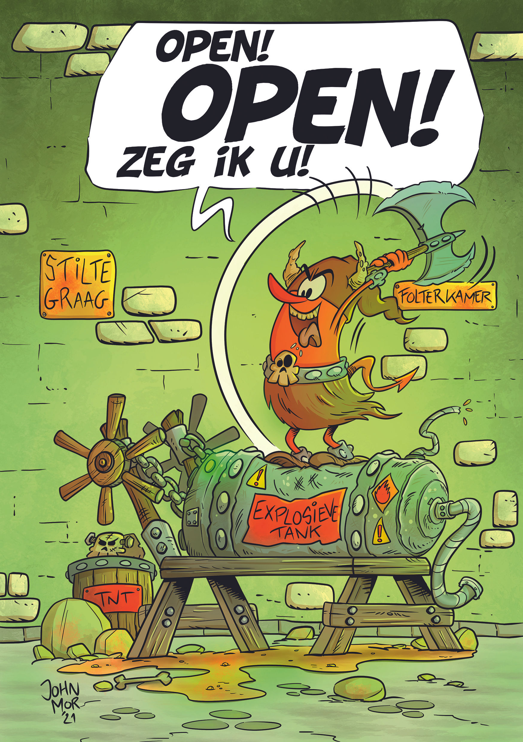 Open - Gesloten Limited edition A5 gelamineerd