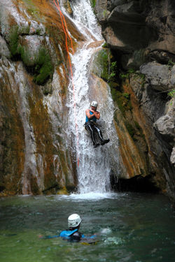 Orlias Canyon. Canyoning in Olympus