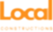 Licensed contractor badge with orange background and white hard hat icon – indicating Local Construction is a fully licensed and insured remodeling company in California, LIC#1114269.
