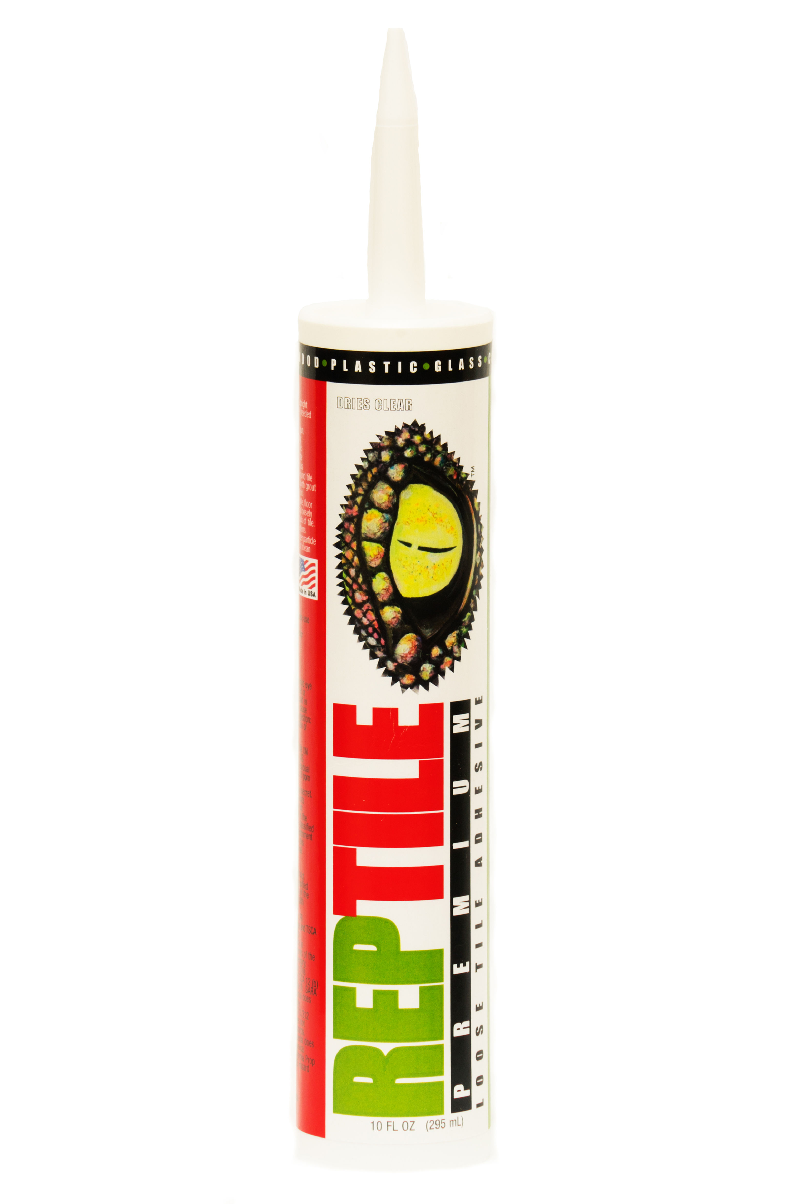 10.6 oz Tube REPTILE Premium Loose Tile Adhesive-Order and Ship ABOVE 40 Degrees