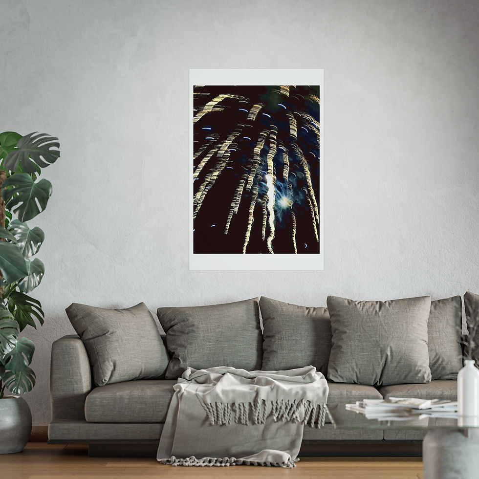 Thumbnail: Firework Blur 1 - Fine Art Print