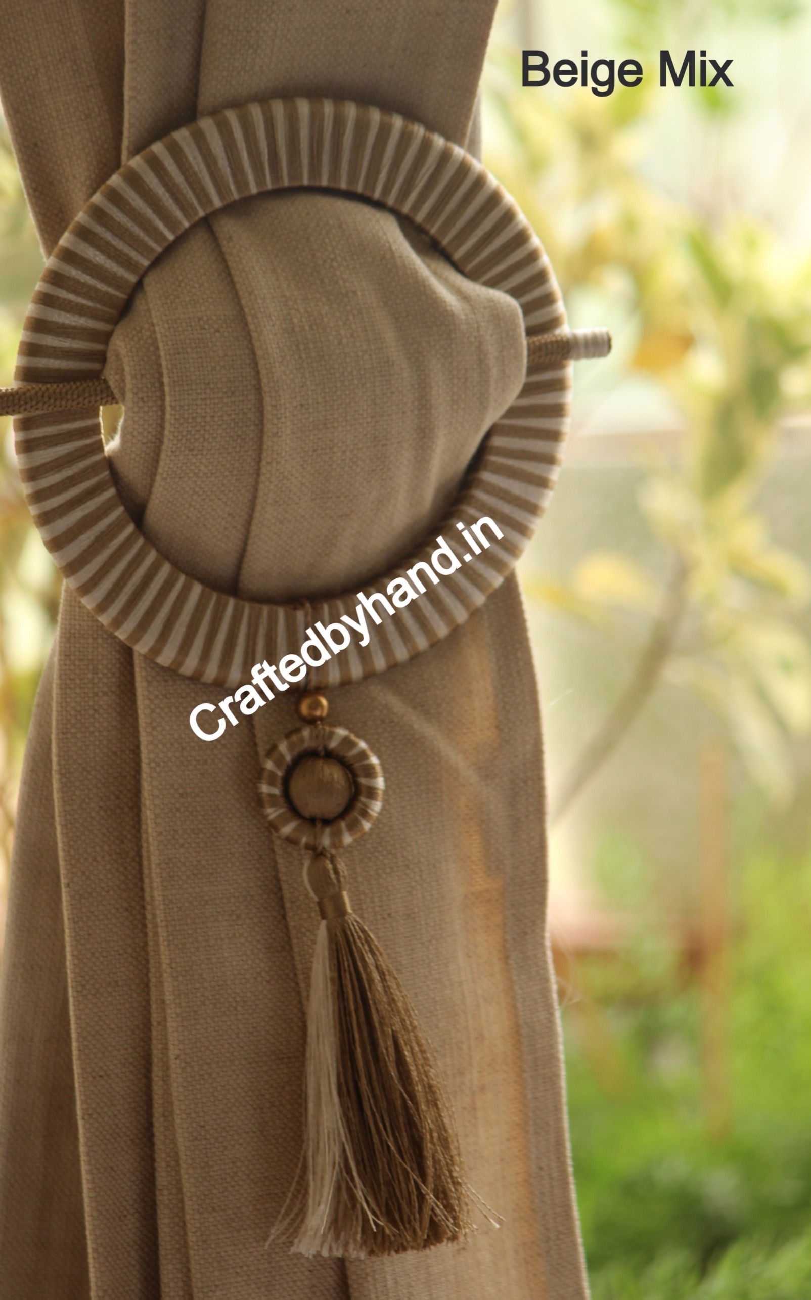 Craftedbyhand.in - Sunflower Tieback - Set of 2