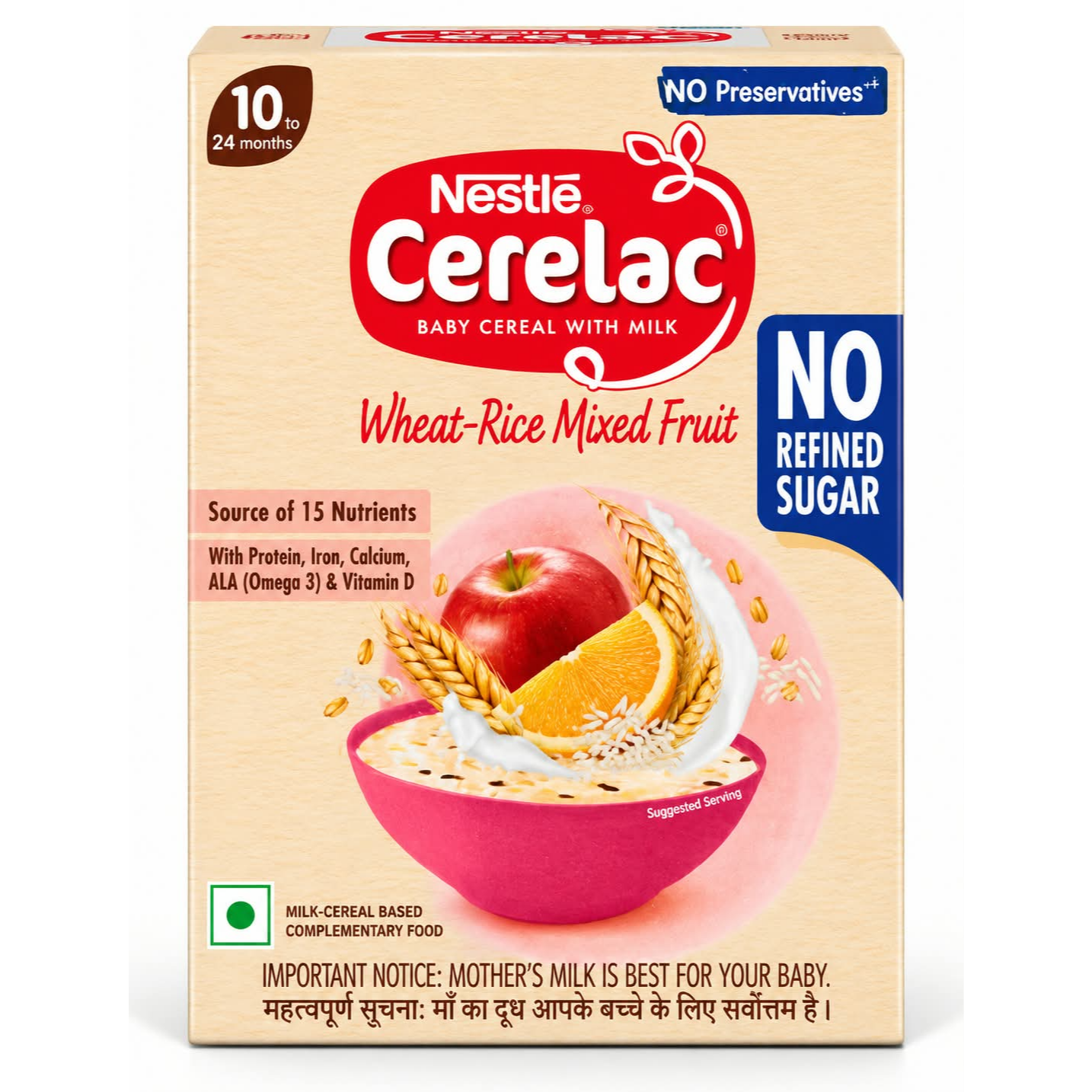 Cerelac Wheat-Rice Mixed Fruit (10–24 Months) – 300g