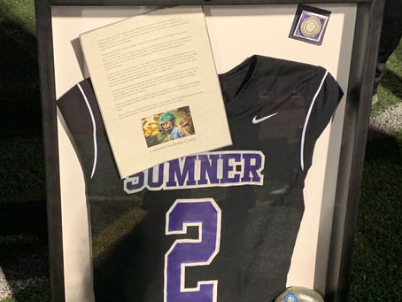 Sumner High School retires lacrosse jersey #2 in honor of Camron