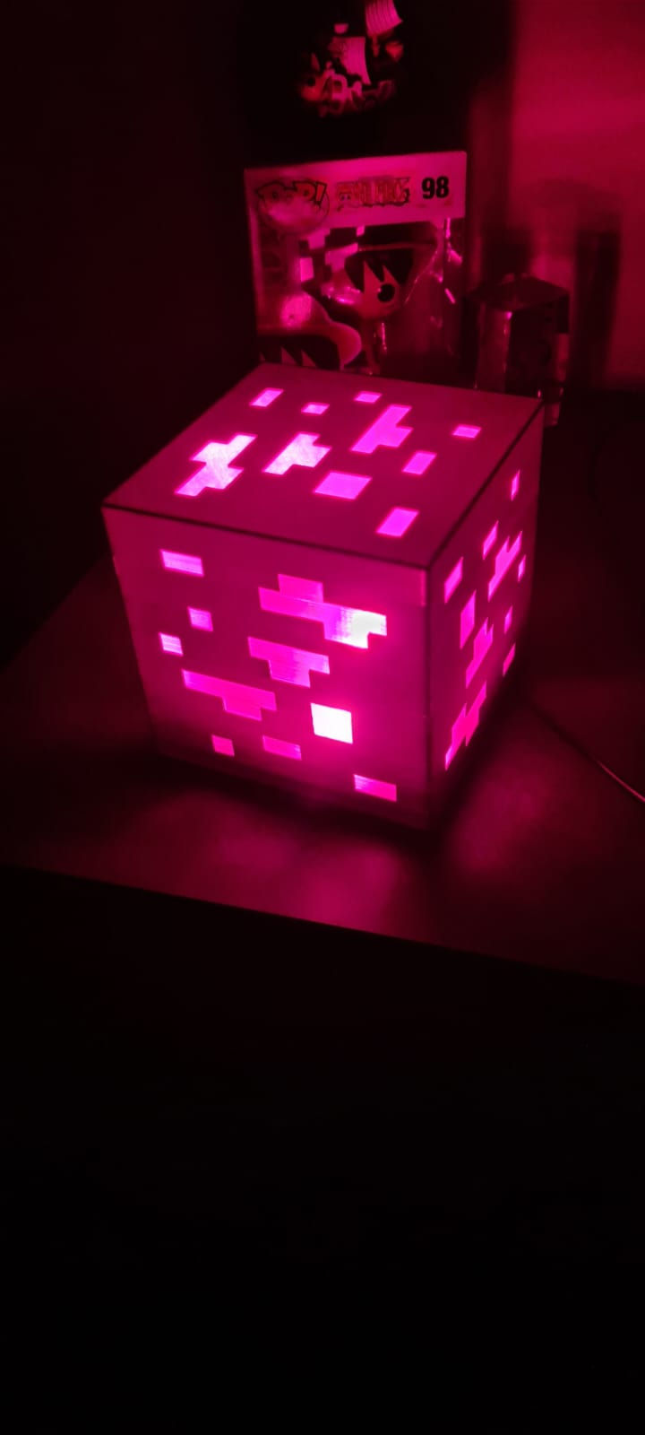 Miniatura: lampada minecraft roccia 