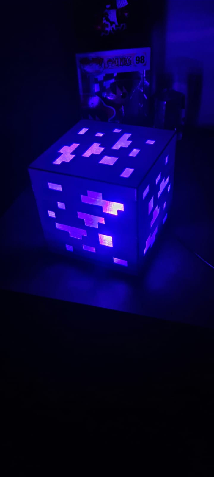 Miniatura: lampada minecraft roccia 